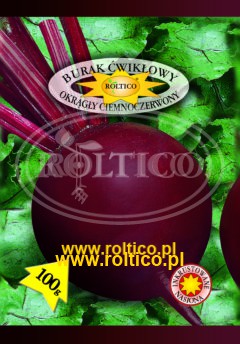 Burak ćwikłowy Okrągły Ciemnoczerwony