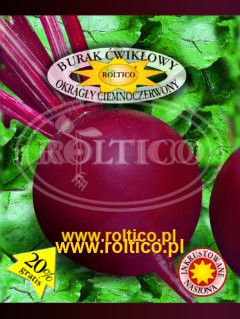 Burak ćwikłowy Okrągły Ciemnoczerwony