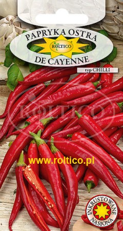 Papryka ostra De Cayenne Typ Chilli
